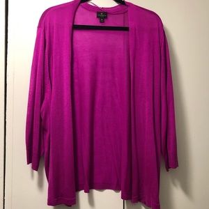 Fuchsia cardigan